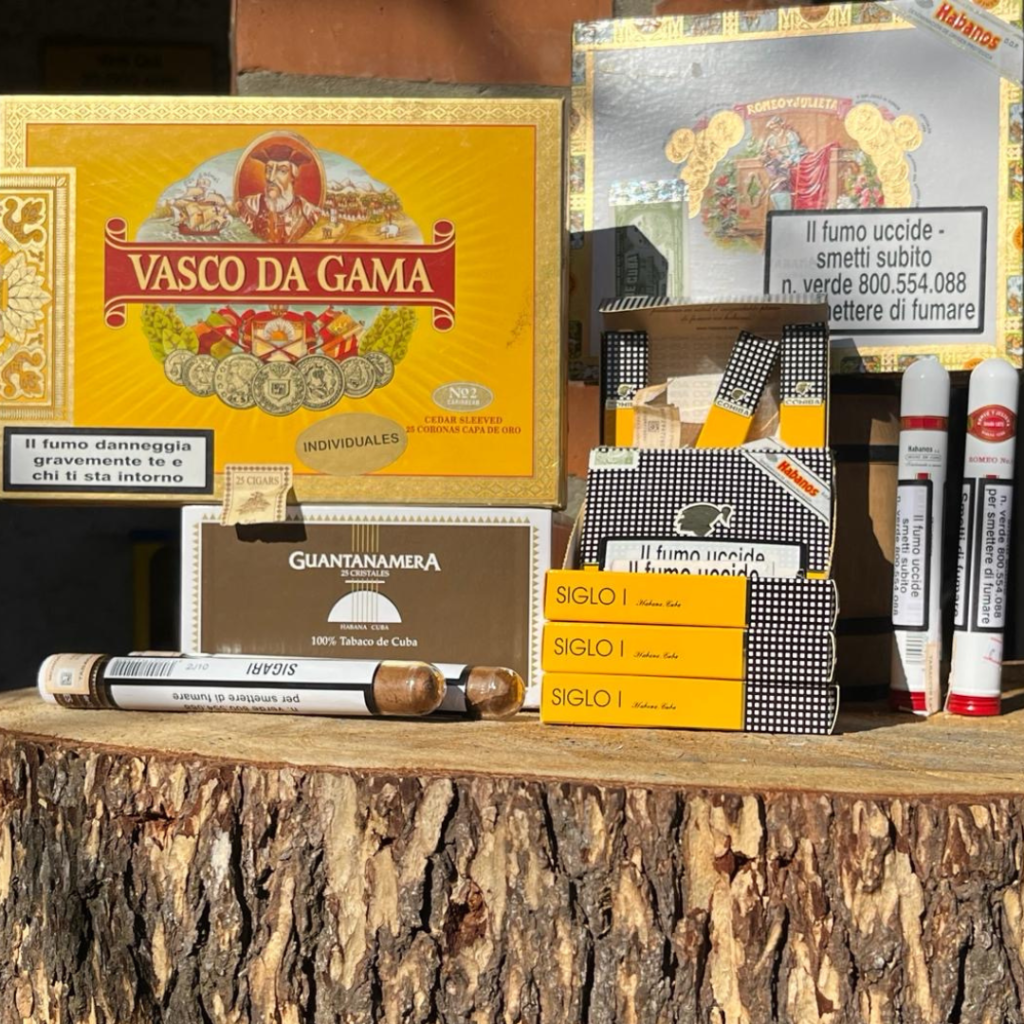 Sigari Vasco da gama in vendita al bar Bianchi a Vertemate Con minoprio